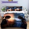 The Lost Of Us 3pcs Bedding Set Duvet Cover Closure Includes 1 Duvet Cover & 2 Pillowcases for All Seasons Bedroom Home Dorm Decor
