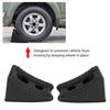 2pcs Car Antislip Block Plastic Car Tyre Slip Stopper Wheel Alignment Block