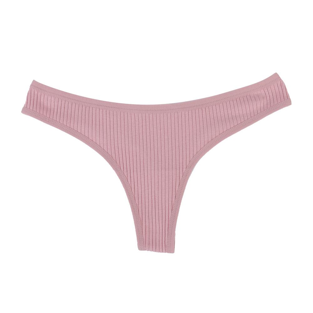 Сексуальные нити хлопковые стринги дышащее хлопковое нижнее белье для женщин
