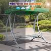 Swing Canopy Top Cover Seat Chair Waterproof Replacement Garden Outdoor Bench Patio Swing Canopy Swing Top Cover Swing Cover
