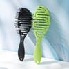 Wet Brush Drycurved Comb Massage Comb Fluffy Shape Ribs Curling Comb On Wet Hair