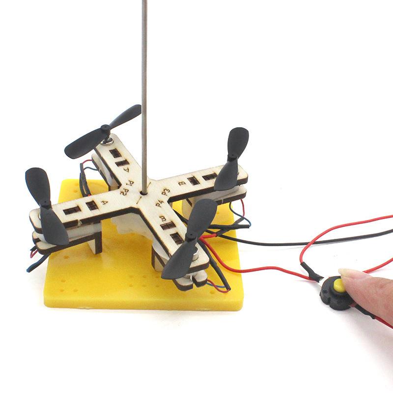 Diy Drone Model Kit Stem Learning Physics Exploration Hands-On Buildable Science Teaching Aid Kids Educational Interactive Toy