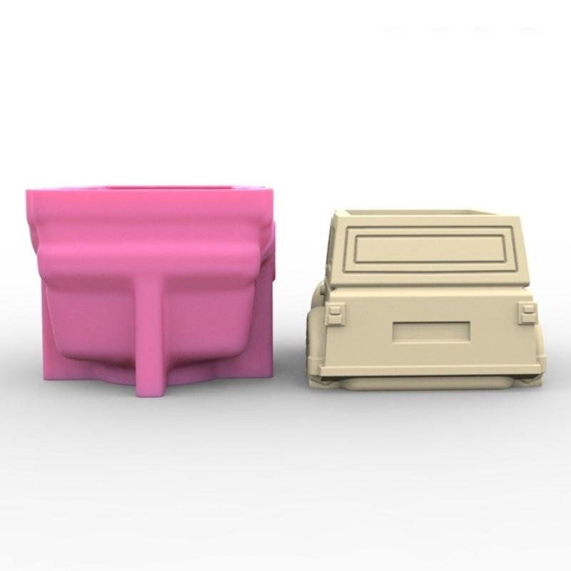 Крутые силиконовые формы-вазы в виде автомобилей DIY для изготовления бетонных кашпо для суккулентов