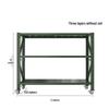 Jixiong Heavy-Duty 4-Tier Mobile Storage Rack