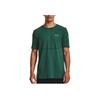 Under Armour Solid Color Crew Neck Short Sleeve T-Shirt Men Tops Green 1376781-322