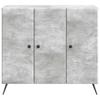 Sideboard Concrete Grey 89 x 34.5 x 80 cm Engineered Wood