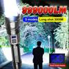 999000LM High Power LED Flashlights Waterproof Zoom Work Light 3000M Outdoor Lighting Camping Fishing Lantern Rechargeable Lamp