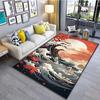 Japanese Japanese Style Ukiyo-e Entrance Hall Carpet Kanagawa Surf Balcony Kitchen Living Room Bedroom Floor Mat