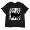 The Sopranos Family T-Shirt Basketball Graphic Tees Sublime Cotton T Shirt Men