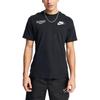 Nike T Shirts Men's Black Crew Neck Moderate Straight Fit DO8323-010