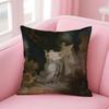 rococo JJean Honore Fragonard Cushion Cover Pillow Case Soft Skin Friendly Fabric Comfort  Concealed Zipper