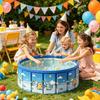 90/120/160 Cm Foldable Pool Outdoor Bath Tub With Drain Pipe Non-Slip Kid Pool For Summer Beach Lake Park Home Garden Backyard