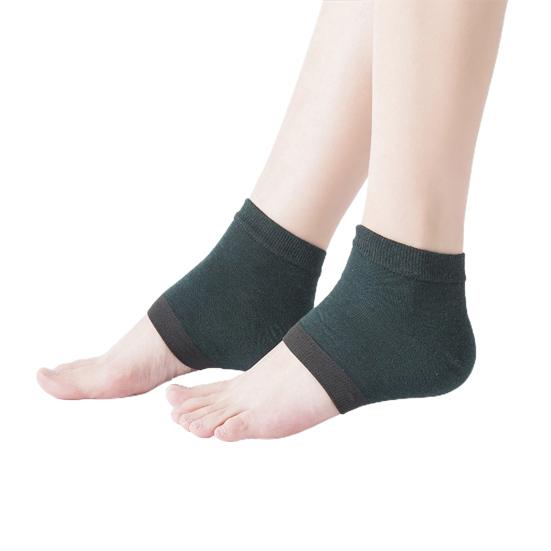 1Pair Practical Long Lifespan Mini Foot Protector Socks Heel Gel Spa Anti Dry Cracked Tools for Daily Wear