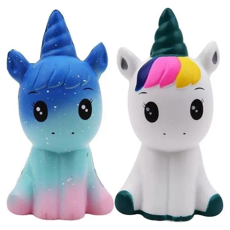 Squishy Cute Unicorn Simulation Animal Doll PU Bread Slow Rising Scented Soft Squeeze Toy Stress Relief for Kid Xmas Gift