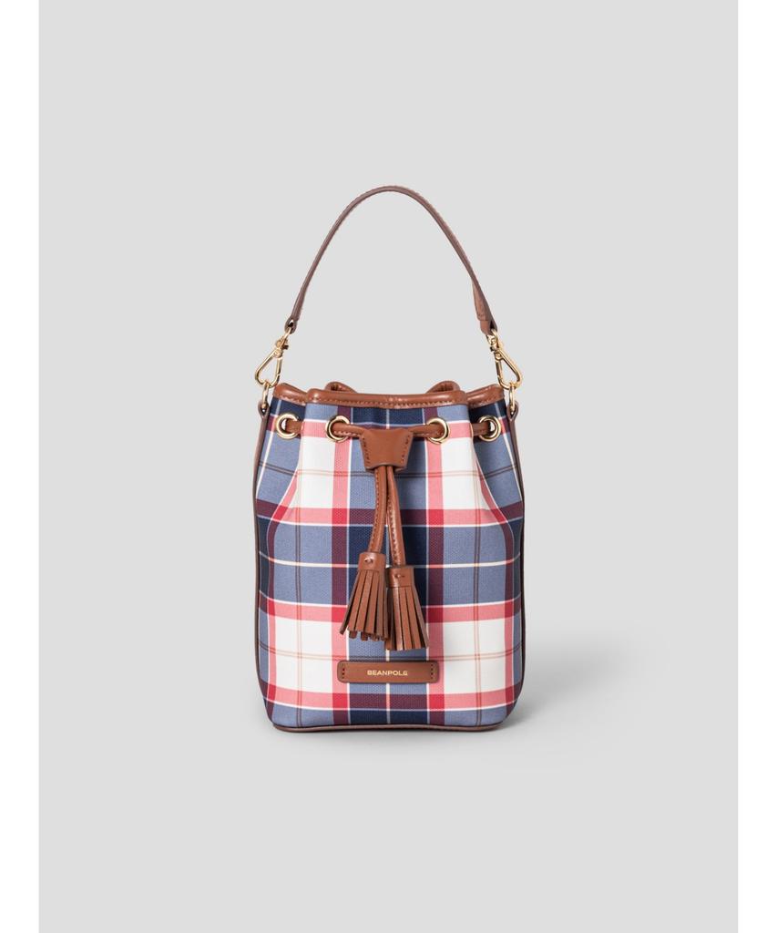 Beanpole Accessory Core Check Pvc Drawstring Bag Red