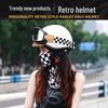 Унисекс ретро мотоциклетный полушлем для всех сезонов