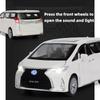 1/32 Lexus LM300h MPV игрушечный автомобиль литой металлический сплав фургон миниатюрный инерционный звук и свет коллекционная модель подарок для мальчиков