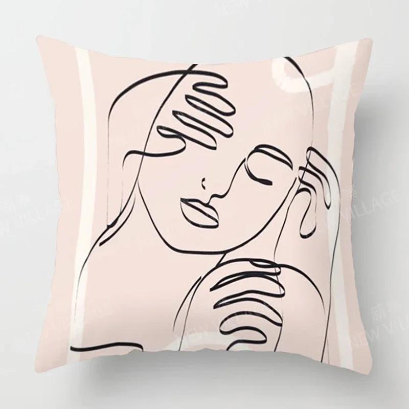 Скандинавский Осенний Домашний Декор Осень Наволочка для диванной подушки Чехол на диванную подушку Современный Моранди