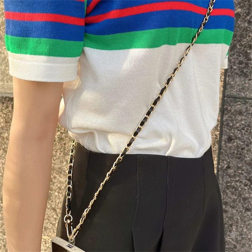 Регулируемый чехол для телефона, подвесные шейные ремни для телефона из искусственной кожи, цепочка для телефона через плечо, аксессуары для телефонов