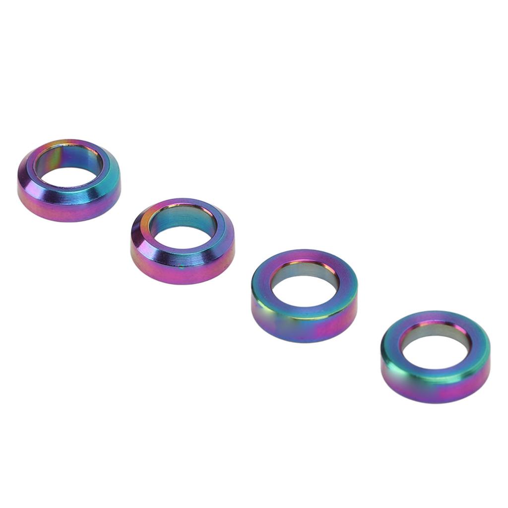 4 шт. Проставка для тормозного суппорта велосипеда из титанового сплава, вогнуто-выпуклая шайба для тормозного суппорта горного велосипеда