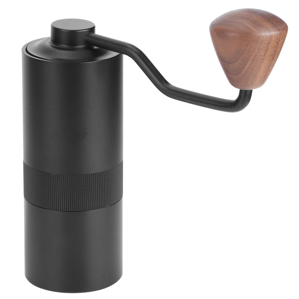Мини-ручная кофемолка из нержавеющей стали, кофемолка, кофемолка, кухонная утварь, черный цвет