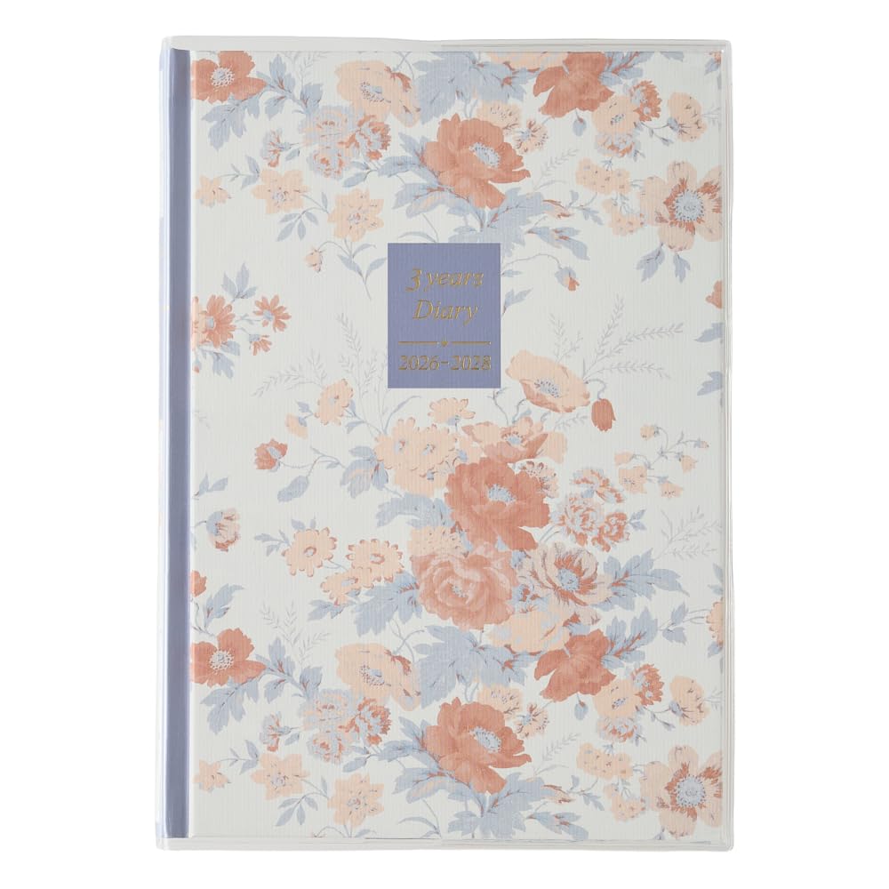 Nolty Pagem 2026 A5 Memory Laura Ashley Arundel 8632 January Diary, 3-Year Use, (Starts 2026)