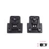 BHL587 Headlight Holder Repair Bottom Base Locking Bracket Set Left Right for Porsche Cayenne MK2 92A 958 2010-2014 7P5941149