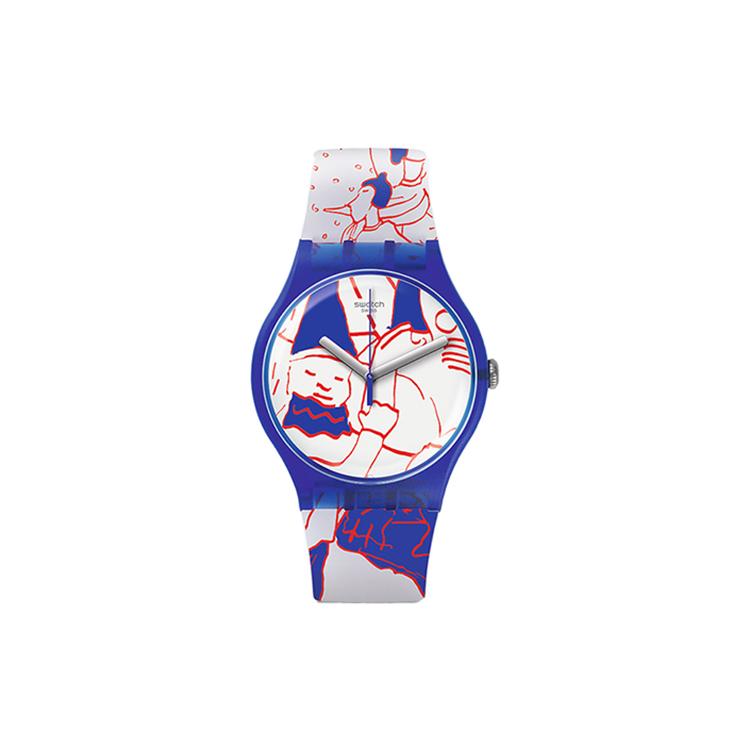 Swatch Унисекс Белые Часы SUOZ217 SUOZ217