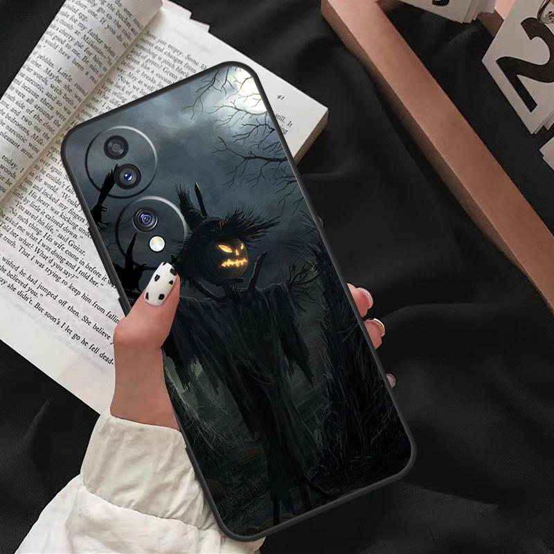Чехол Хэллоуин Тыква Призрак Мумия Для Honor 90 Lite Magic 5 Pro 70 50 10 Honor X8 X7 X9 X9a X8a X7a X6a 9X 8X Задняя Крышка