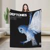 Deftones Металлическая группа Теплое мягкое одеяло Пикник Плюшевый плед Узор Диван Кресло Фланелевая покрывало Покрывало для дивана-кровати
