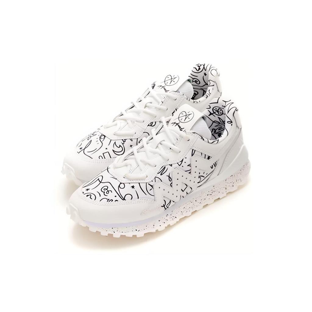 DFT x Li Ning 001 Амортизирующие Скользкие Устойчивые к истиранию Низкие Баскетбольные Кроссовки Мужские Белые ABCS001-10