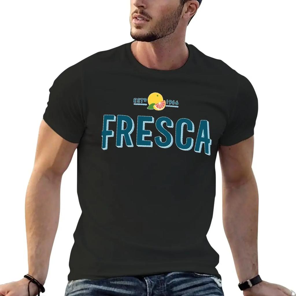 Футболка с логотипом Fresca летний топ кавайная одежда хлопковая футболка