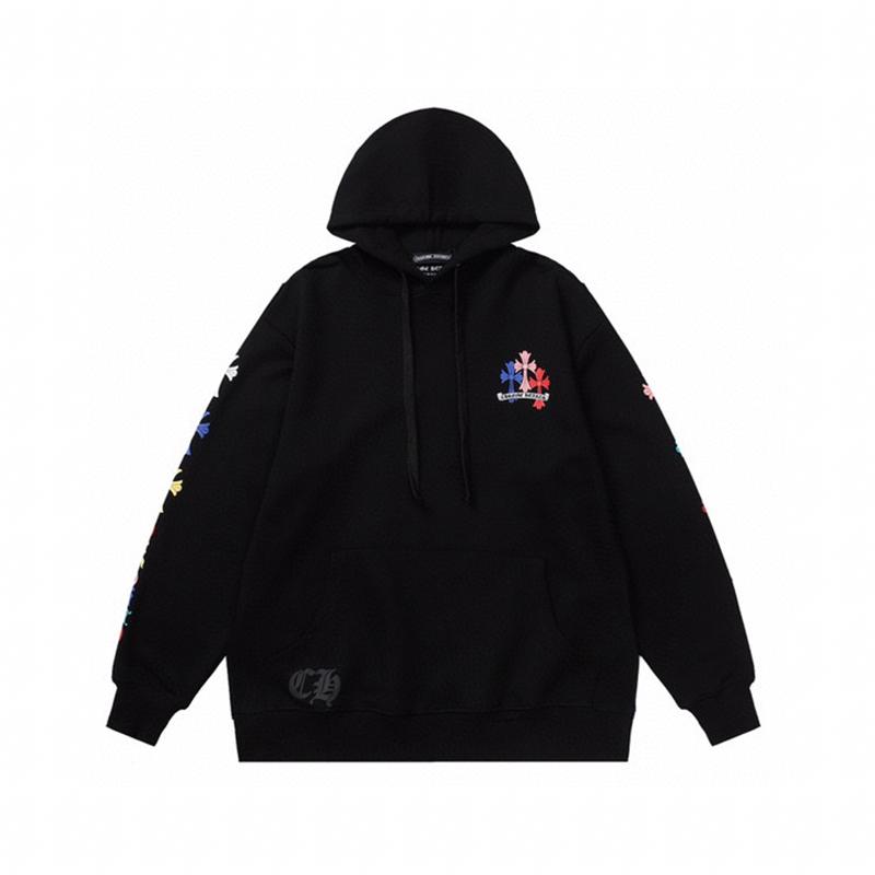 803 CHROME HEARTS Осень-Зима 2026 Новая Классический Стиль Большой Размер Худи с Логотипом, Подходит для Ношения Парами