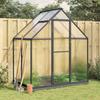 Greenhouse with Anthracite Base Frame 169x114x202 Cm Aluminum