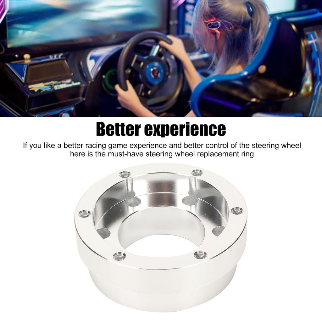 Steering Wheel Adapter Plate 70mm Steering Wheel Hub Adapter for 13 14 inch Steering Wheels for Logitech G29 G920 G923 for Momo