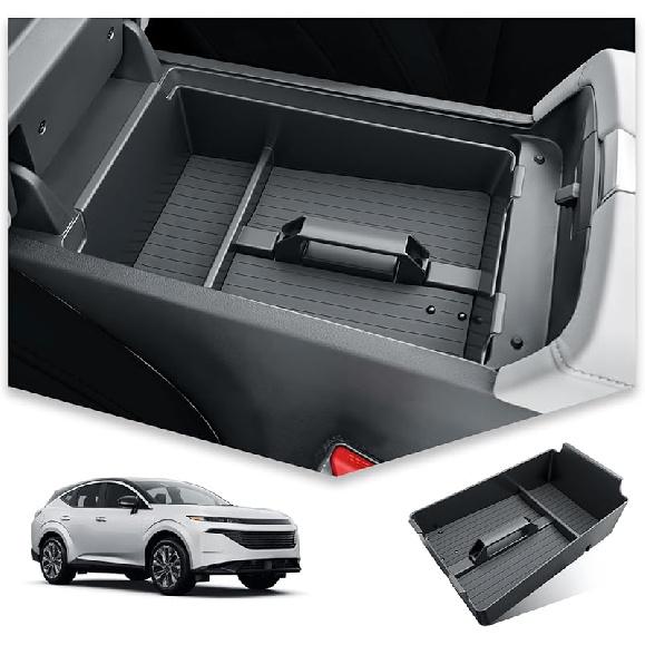 BIBIBO 4Pack for 2025 Nissan Murano Center Console Organizer 2025 Nissan Murano Console Armrest Tray+Wireless Charging Mat +Under Console Trays 2025