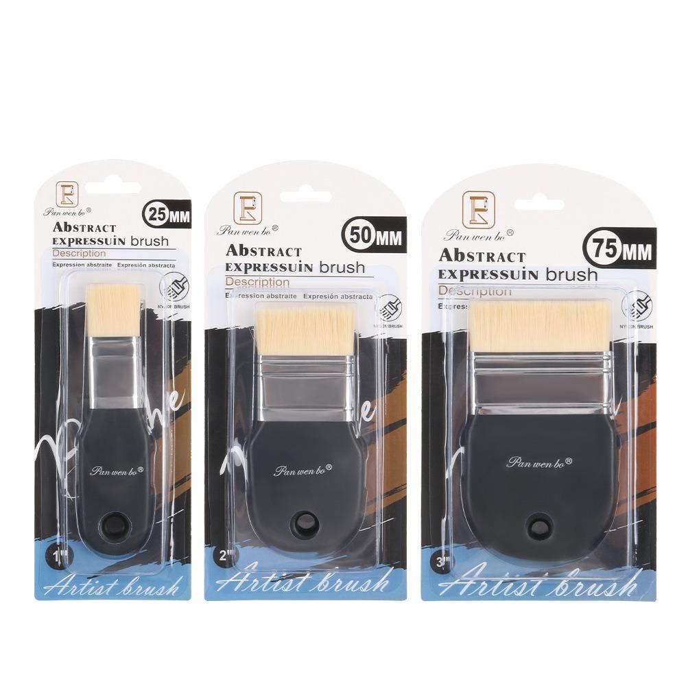 Wooden Handle Painting Brushes Nylon Hair Scrubbing Brush Gifts Paint Brushes  Art Supplies