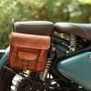Седельные сумки Мотоциклетные две сумки Боковые сумки Коричневая кожа 2 новых кофра