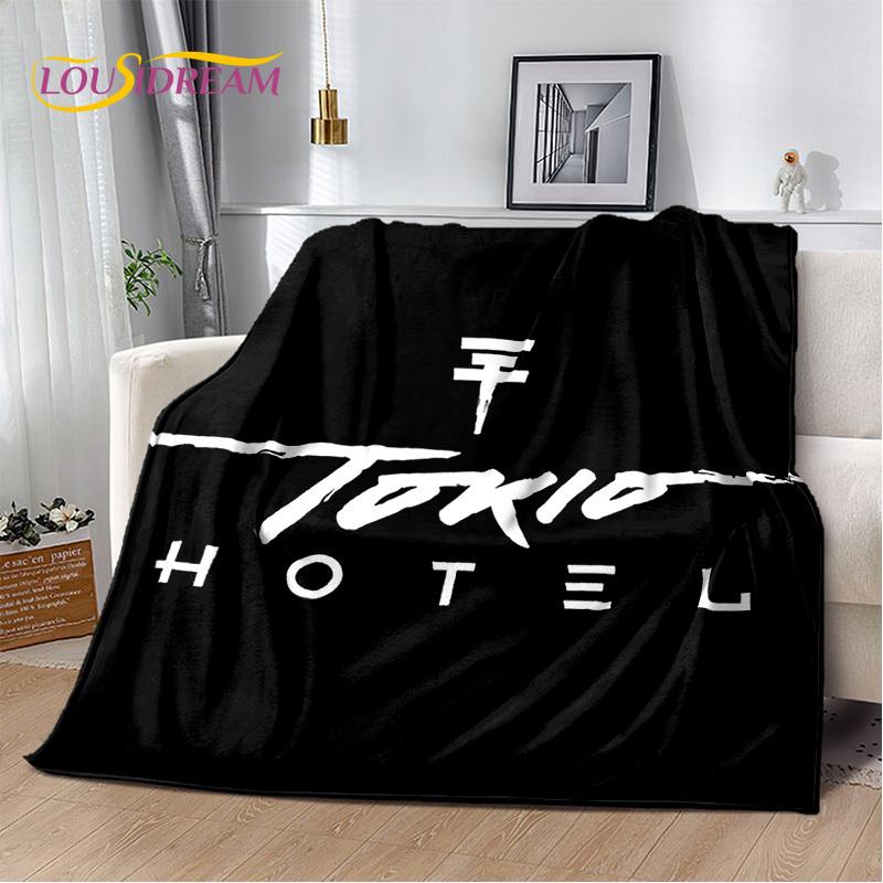 Одеяло Tokio Hotel Rock Band Bill Kaulitz, мягкое фланелевое одеяло для дома, спальни, кровати, дивана, пикника, офиса, пешего туризма, отдыха, сна