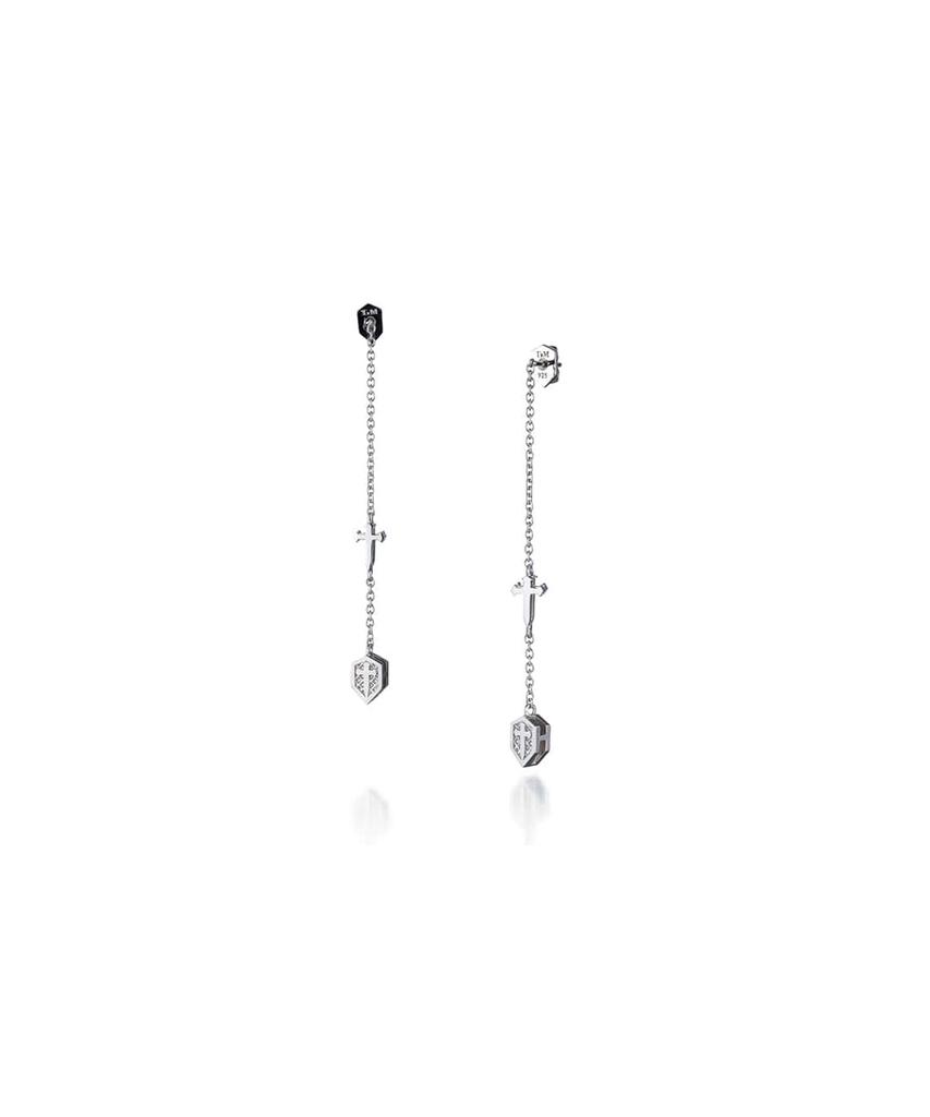 Trencadism David Earrings / 925 Silver / Earrings David_Trm_Dve57Dg