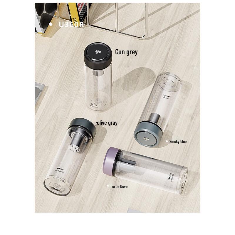 Wanxiang Portable Single-Layer Glass Water Bottle with Filter