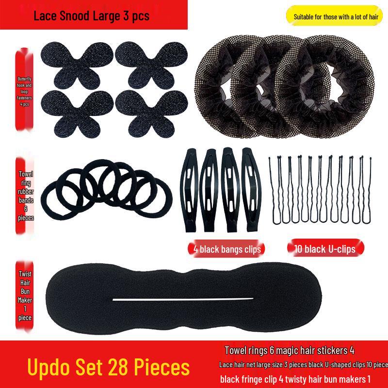 Детская сетка-снуд для волос для танцев по уровням - Аксессуар для пучка для девочки