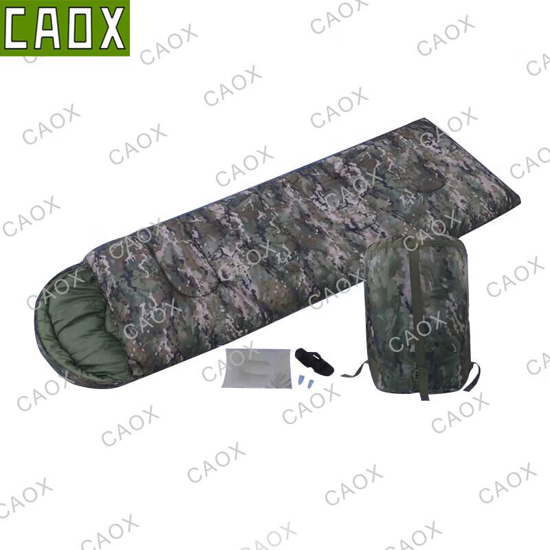 Теплый спальный мешок-конверт для кемпинга CAOX