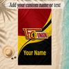 Beach TowelUnion Berlin FC Custom Name Text Personalized Soft Towel for Beach Pool Indoor Home Decor Gift