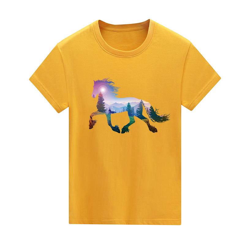 Цветные нашивки с лошадьми и животными, наклейки на одежду, новый дизайн, термотрансферная аппликация «сделай сам», горячая слеза