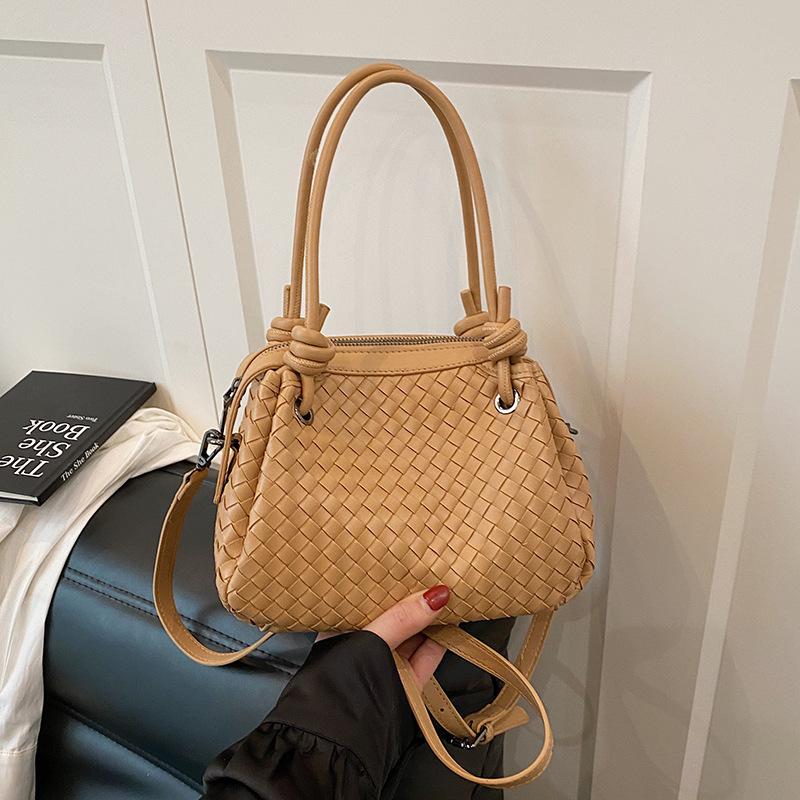 Лето новый ветер тканый B домашняя хозяйственная сумка портативная на плечо через плечо женская сумка