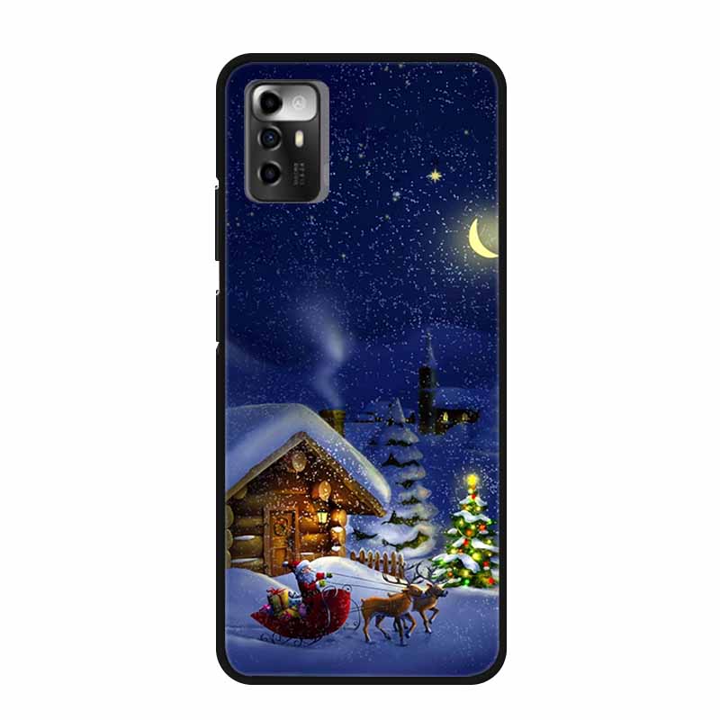 TPU Back Cover For ZTE Blade A72 5G Silicone Soft Case for ZTE A72 5G A 72 7540N New Funda Merry Christmas Coque Shield