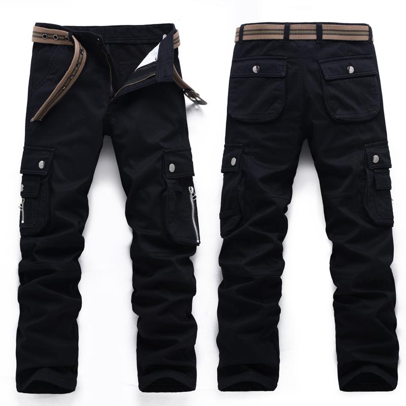 Зимние мужские брюки повседневные брюки бархатные теплые платья свободные модные брюки для скалолазания больших размеров