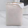 Yousheng Laundry Hamper Storage Basket with Bamboo Handle Foldable Design Large Capacity Waterproof Fabric Clothes Hamper Laundry Basket