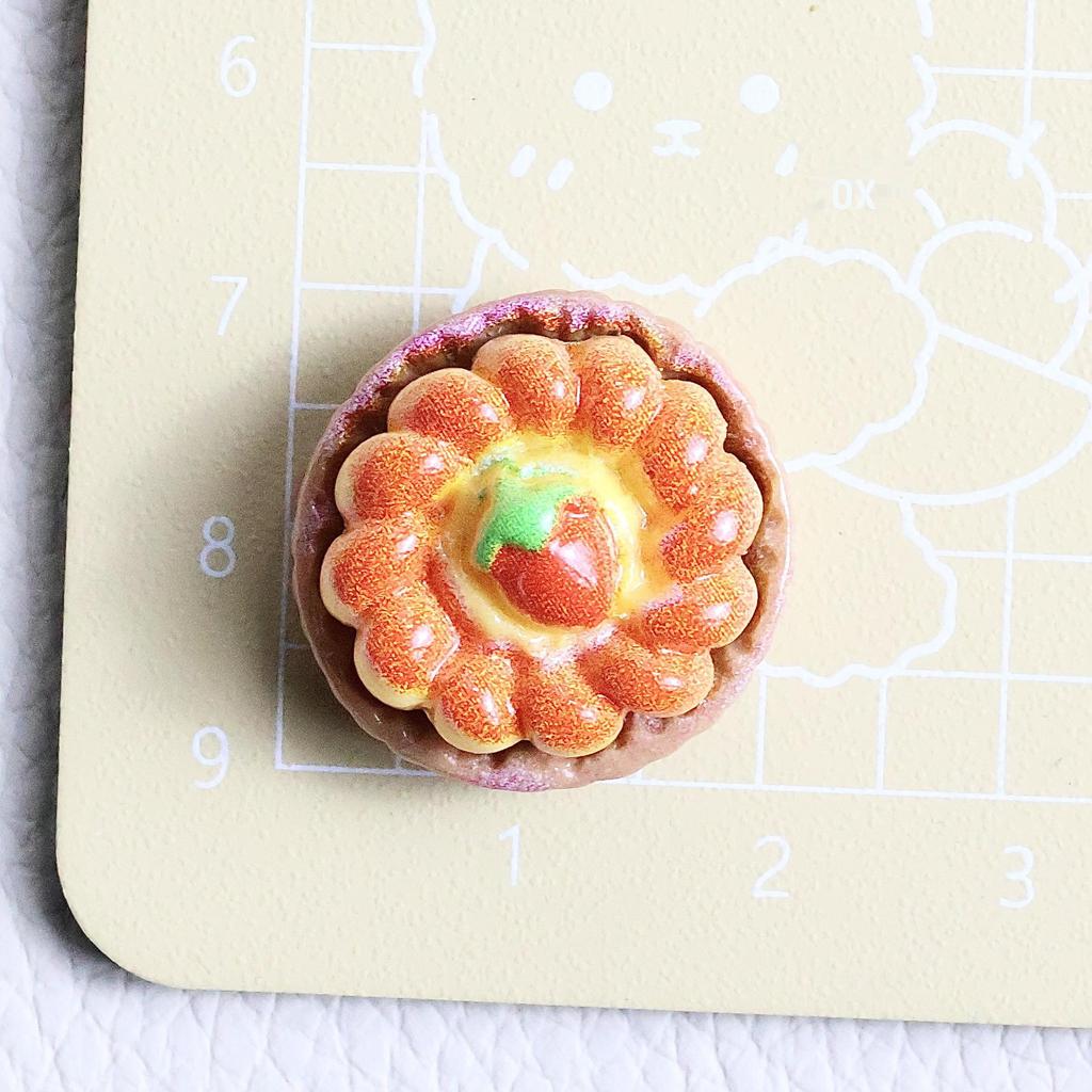 Миниатюрный игровой набор для самостоятельного моделирования торта и хлеба: Крем-клей, брелок, подвеска и шпильки для волос